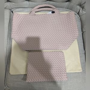 Naghedi St. Barths Medium Tote in Shell Pink